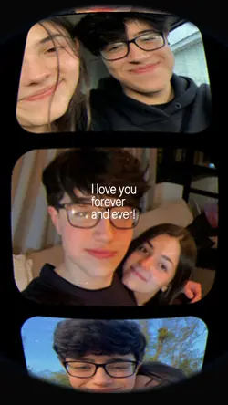 couple retro scroll