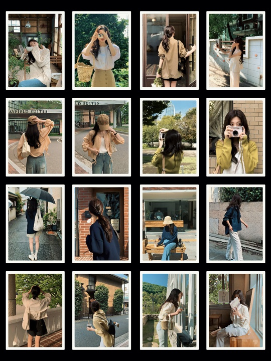 Moldura de colagem de fotos