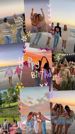 birthday collage 🌼🌸🌻