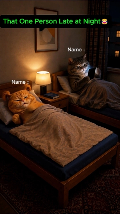 When I want to sleep