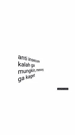 anti insecure