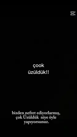 cok üzüldüük!