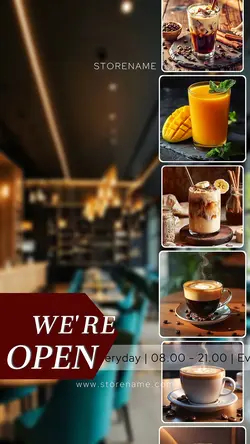 We are open - Store