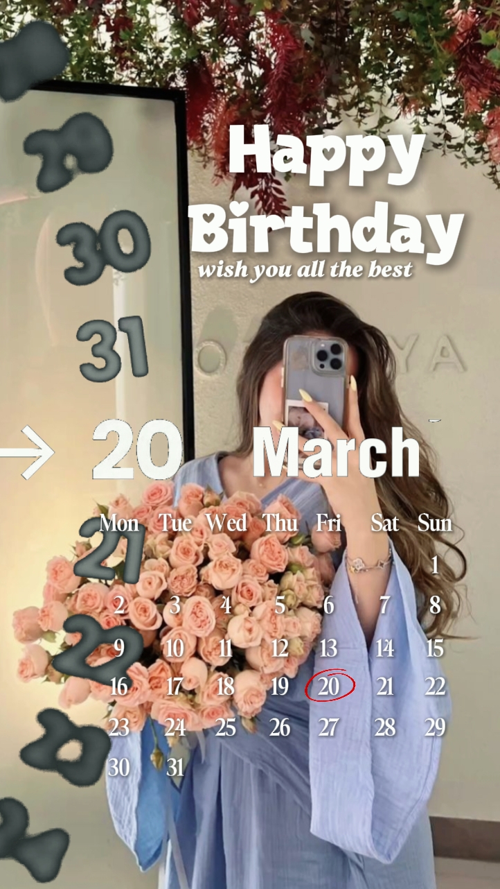 HBD 20 MARET 