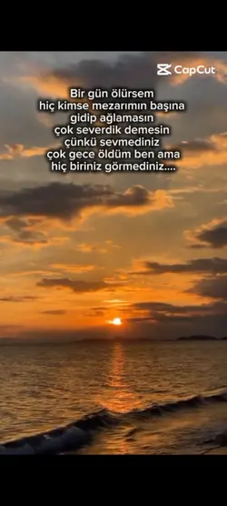 çünkü sevmediniz...