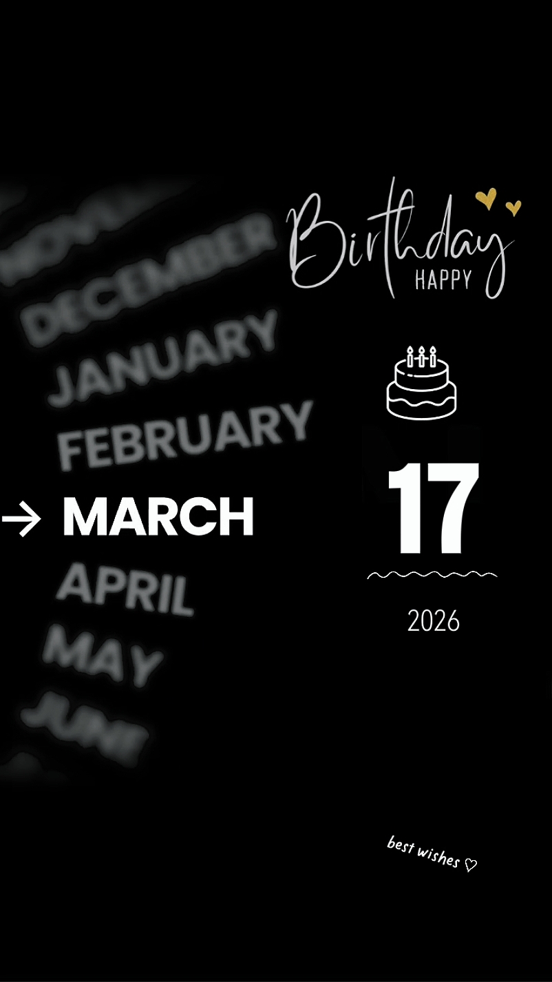 ANNIVERSAIRE 17 MARS 