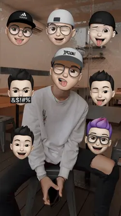 stiker bisa di geser