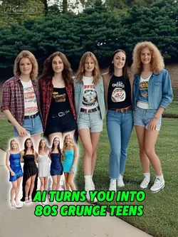 80s grunge teens ai