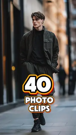 40 photo or clips