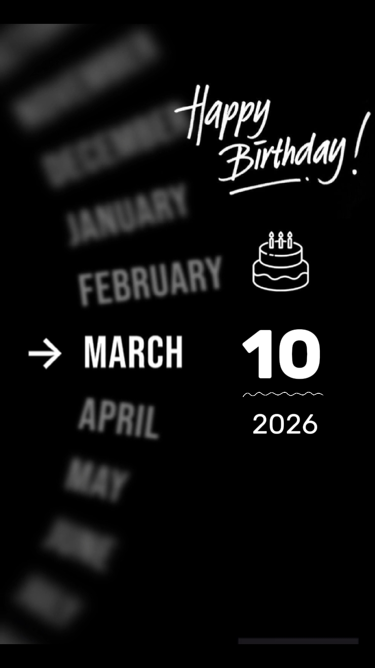 AMIGO DE CUMPLEAÑOS 10 DE MARZO