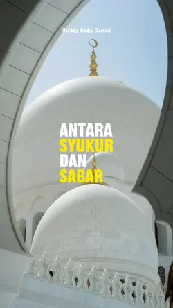 Syukur dan Sabar