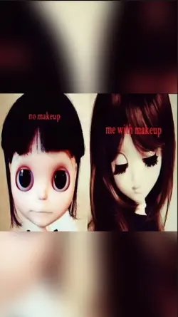 make up vs no