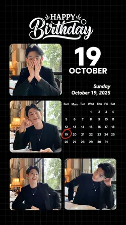 19 OCTOBER,HBD TO ME