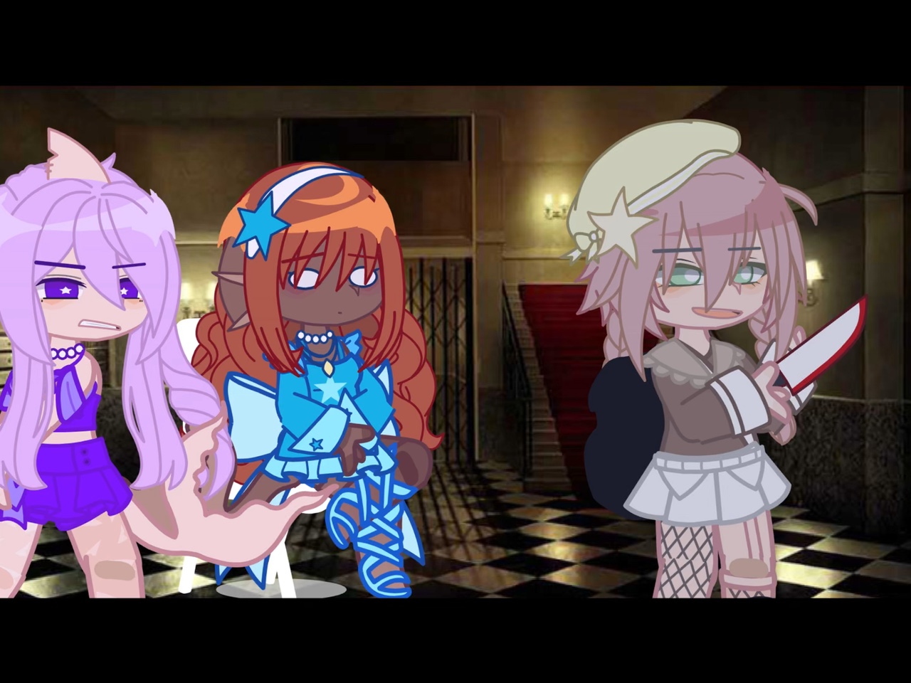 Girl supporting girl