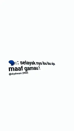 Selayaknya ibu² aja