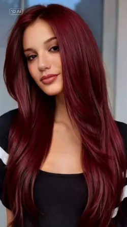 burgundy hair colour