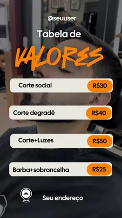 Tabela de Valores