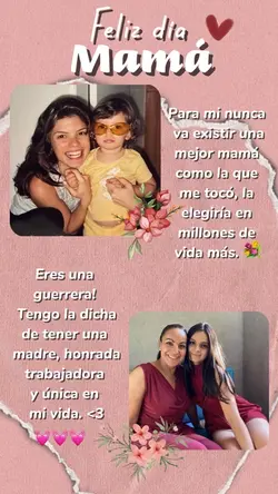 Feliz día mamá 