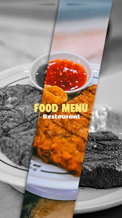 Menu restaurant 