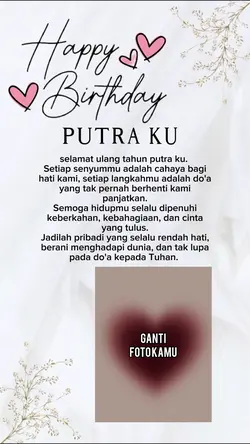 hbd putra ku