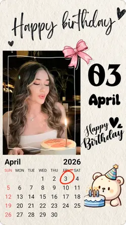 HBD 03 APRIL