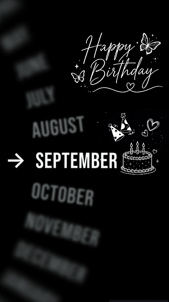 HBD SEPTEMBER 