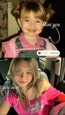 Mini you vs you now