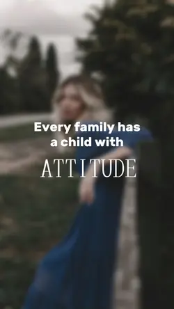 Child with attitude 