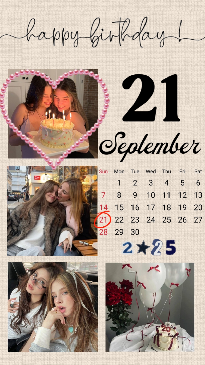 ANNIVERSAIRE 21 SEPT