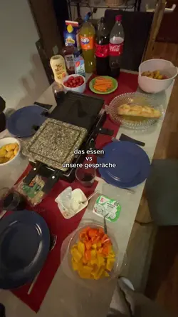 essen vs gespräche