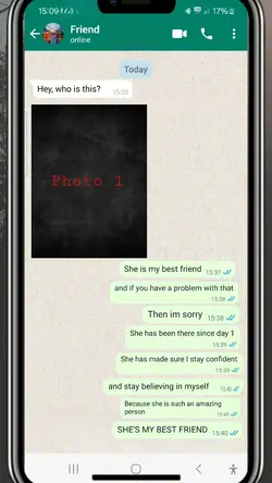 WhatsApp message