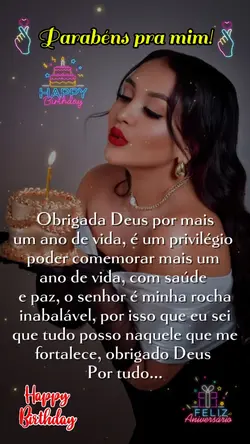 parabéns pra mim 