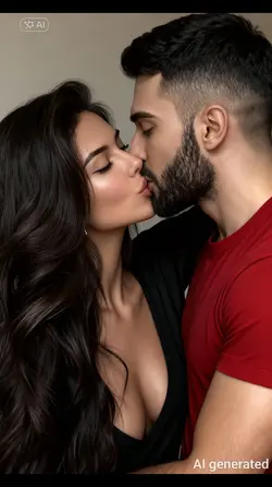 Couple kissing