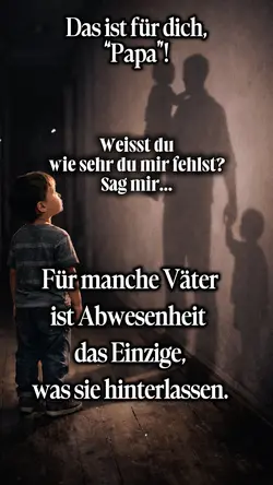 Wo bist du, Papa?