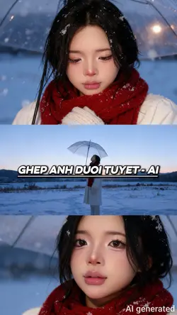 Ghép Ảnh Dưới Tuyết