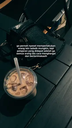 ga pernah nyesal