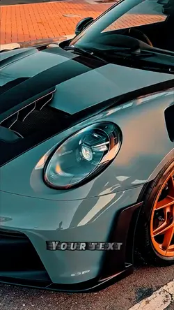 Porsche text templat