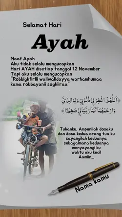 Selamat hari ayah 