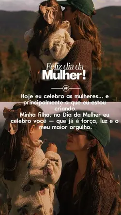 Dia da mulhr P filha