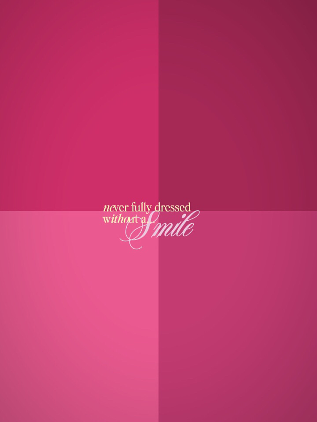 never fully dressed