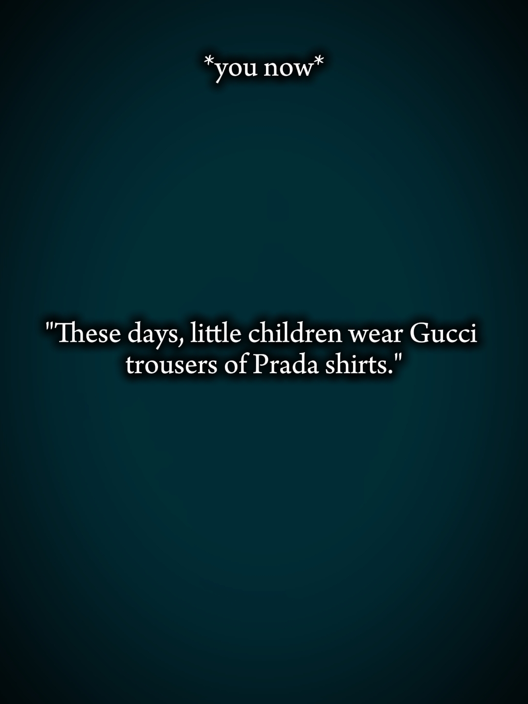 çocuklar Gucci giyiyor 