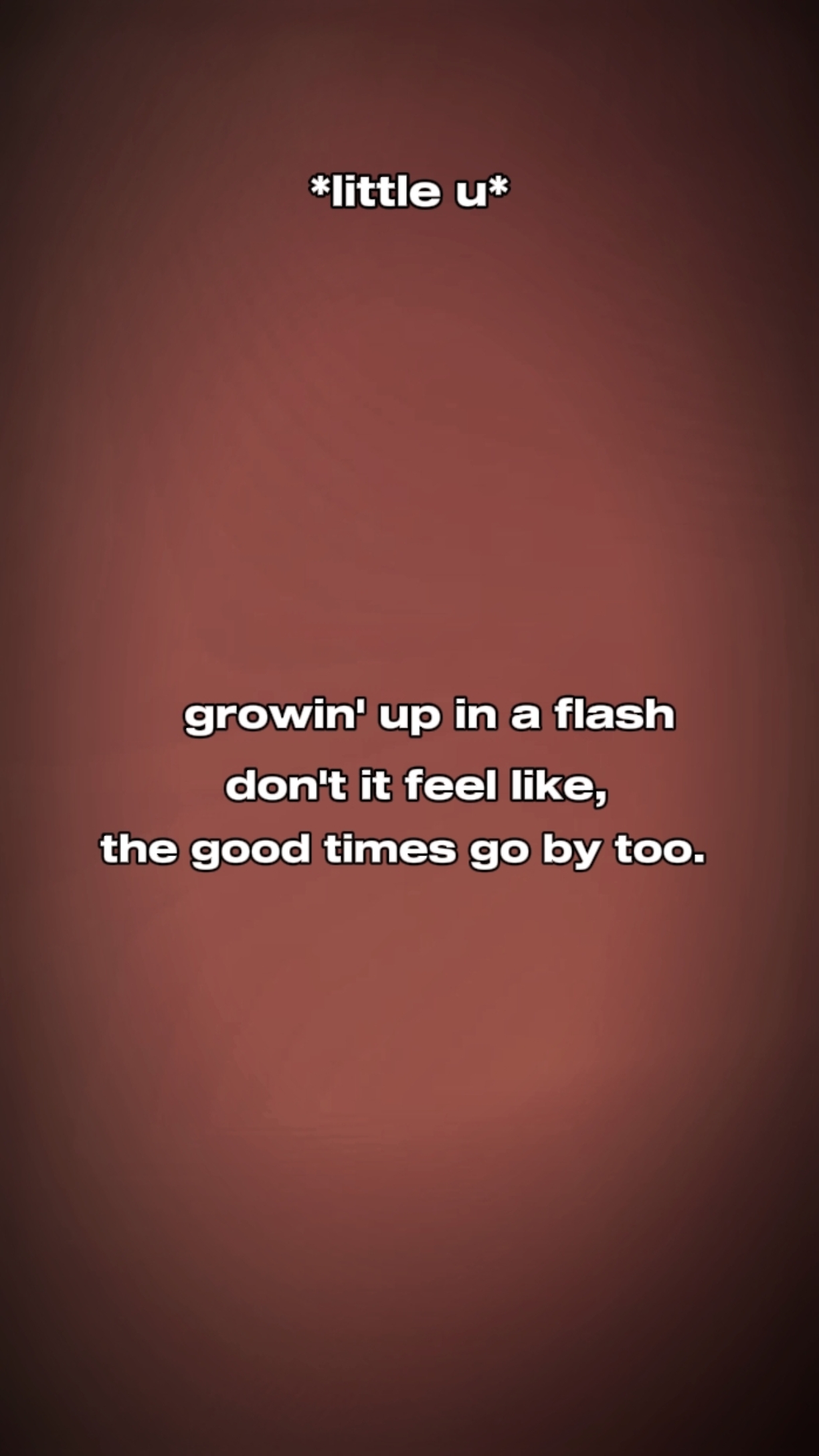 grow up in a flash