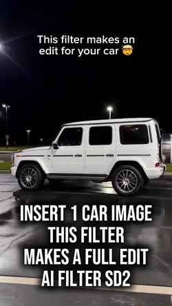 Car edit AI filter