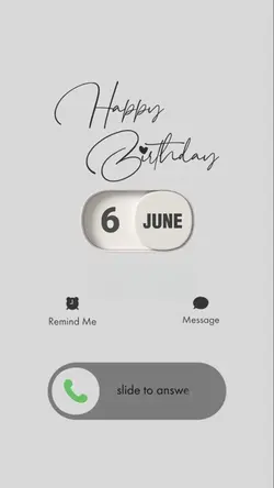 BIRTHDAY 6 JUNE 2026