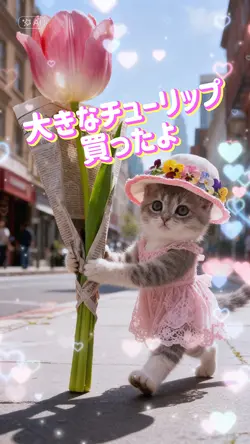 大きなチューリップ買ったよ