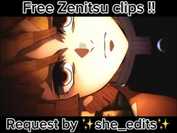 Free Zenitsu clipss