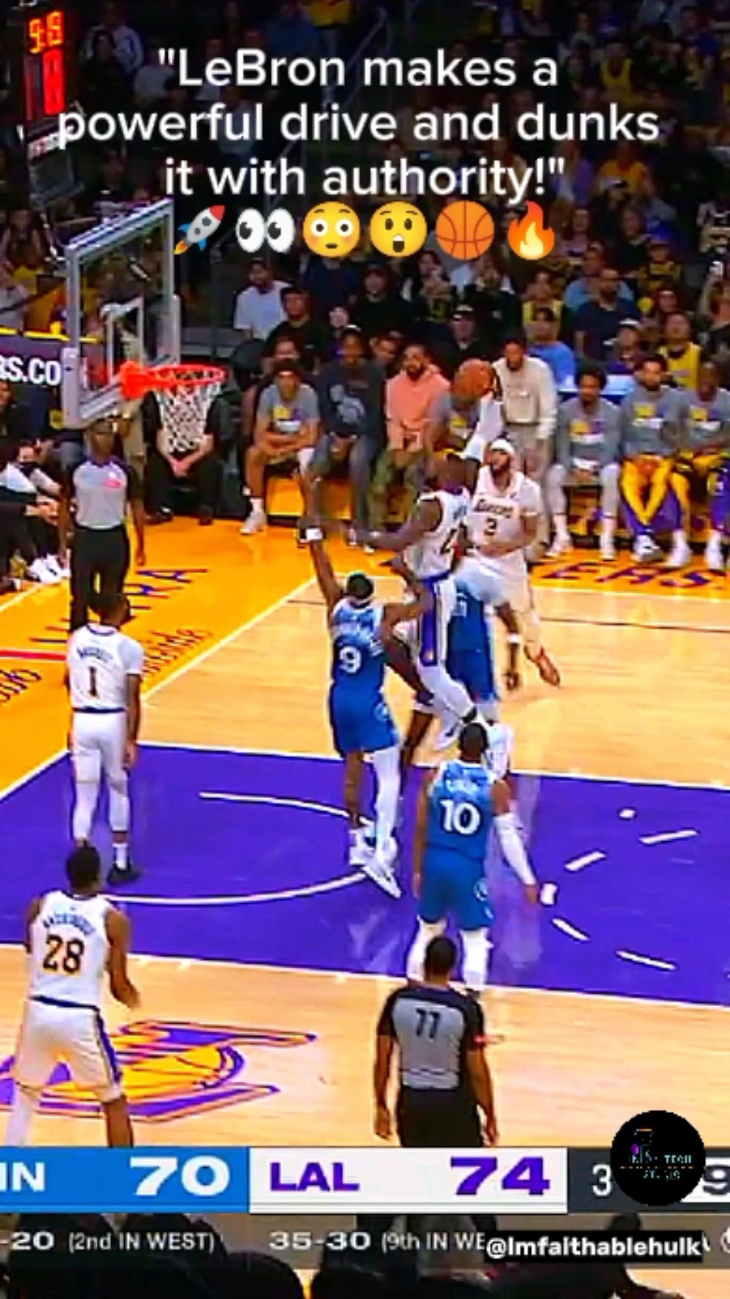 NBA- LeBron 's Dunk