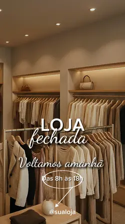 LOJA FECHADA 