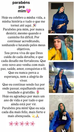 parabéns pra mim
