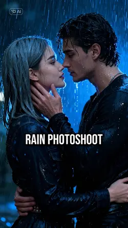 rain photoshoot ai